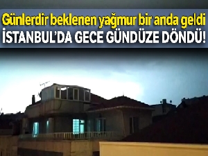 Beklenen yağmur İstanbul'da etkili olmaya başladı