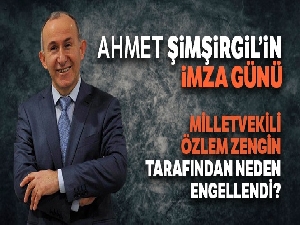 Prof. Dr. Ahmet Şimşirgil'in imza günü Milletvekili Özlem Zengin tarafından neden engellendi?