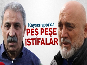 Kayserispor'da Erol Bedir ve Hikmet Karaman istifa etti