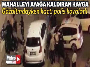 Esenler'de mahallenin ayağa kalktığı kavga kamerada