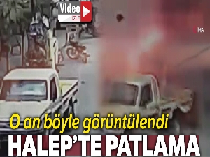 Halep'te patlama: 8 yaralı