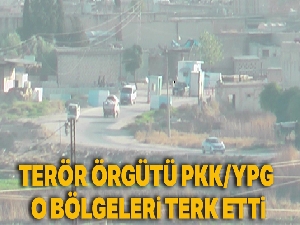 PKK/PYD terör örgütü Rasulayn'da kontrol noktalarından çekildi