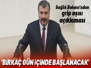 Sağlık Bakanı Koca: 'Grip tedavisinde antibiyotiklerin etkisi yoktur'