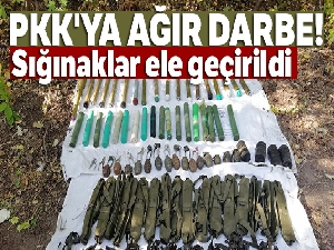 Bingöl'de PKK'ya ağır darbe: 13 sığınak ve depo imha edildi, çok sayıda mühimmat ele geçirildi