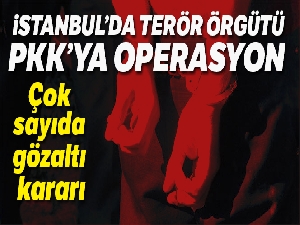 İstanbul'da terör örgütü PKK'ya operasyon: 22 gözaltı