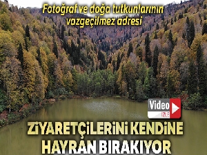 Borçka Karagöl'ün muhteşem sonbahar güzelliği