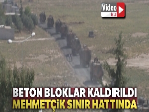 Mehmetçik ve Suriye Milli Ordusu Tel Abyad sınırında