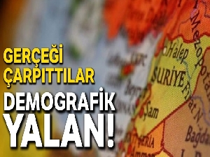 YPG gerçeği çarpıttı, demografik yalan!
