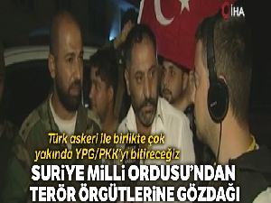Suriye Milli Ordusundan YPG/PKK'ya gözdağı