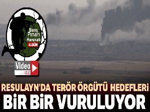 Resulayn'da terör hedefleri vuruluyor