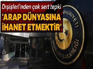 Dışişleri'nden Arap Ligi Genel Sekreterine cevap