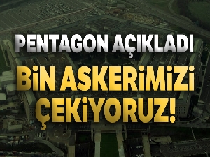 Pentagon: 'Bin askerimizi Suriye'nin güneyine çekiyoruz'