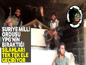 SMO, YPG'nin bıraktığı silahları tek tek ele geçiriyor