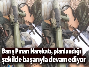 Barış Pınarı Harekatı, planlandığı şekilde başarıyla devam ediyor