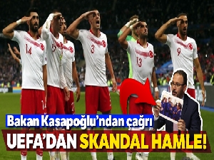 UEFA, asker selamına soruşturma başlattı