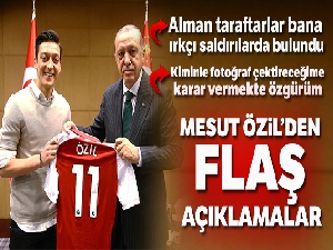 Mesut Özil: 'Kiminle fotoğraf çektireceğime karar vermekte özgürüm'