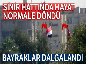 Sınır hattında hayat normale döndü
