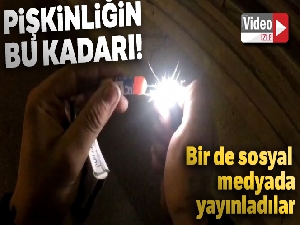 E-5 karayolunda motosikletli gencin trafikte attığı torpil otobüsün altında patladı