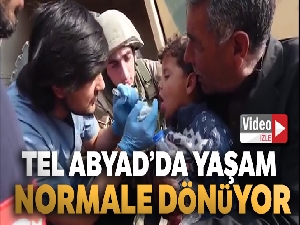 TSK'dan Tel Abyad'da sağlık hizmetine destek
