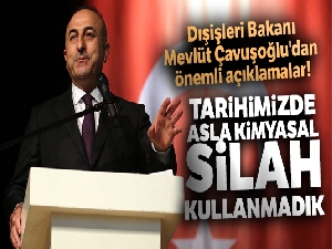 Dışişleri Bakanı Mevlüt Çavuşoğlu'dan önemli açıklamalar!