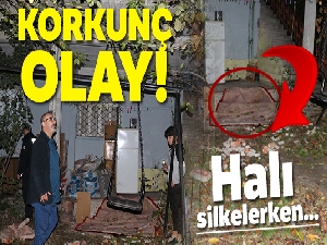 Halı silkeleyen karı koca balkondan düştü