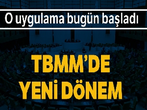 TBMM'de 'Nöbetçi Bakan' uygulaması başladı