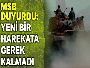 Milli Savunma Bakanlığı'ndan Barış Pınarı Harekatı açıklaması