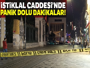 İstiklal Caddesi'nde şüpheli paket alarmı
