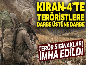 Erzincan'da terör sığınak ve barınakları imha edildi