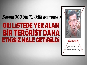 Etkisiz hale getirilen terörist gri listede çıktı