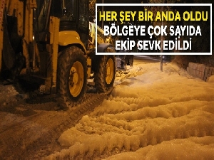 Kimyasal sanılan köpük paniğe sebep oldu