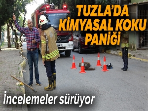 Tuzla'da çevreye yayılan kötü kokunun sağlığa zararlı olmadığı anlaşıldı