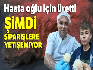 Çölyak hastası oğlu için üretti, şimdi siparişlere yetişemiyor