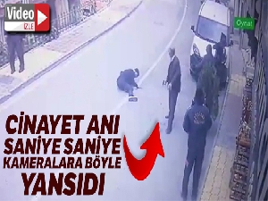 Malatya'da cinayet anı saniye saniye kameraya yansıdı