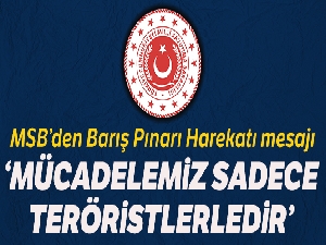 Milli Savunma Bakanlığından 'Barış Pınarı Harekatı' açıklaması