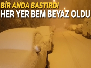 Bayburt beyaza büründü