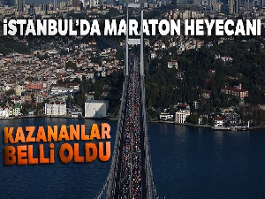 İstanbul'da maraton heyecanı! Kazananlar belli oldu