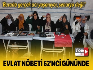 HDP önündeki ailelerin evlat nöbeti 62'nci gününde