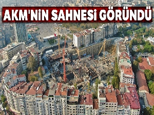 AKM'nin sahnesi göründü