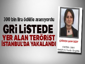 Gri listede 300 bin lira ödülle aranan DHKP-C'li terörist İstanbul'da yakalandı