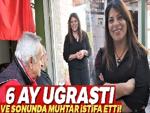 Kadının fendi muhtarı yendi