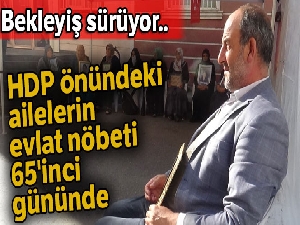 HDP önündeki evlat nöbeti 65'inci gününde