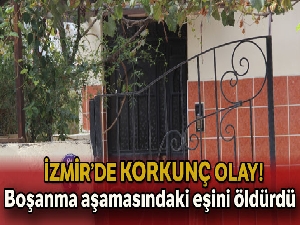 Boşanma aşamasındaki eşini öldürdü
