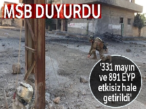 MSB: '331 mayın ve 891 EYP etkisiz hale getirildi'