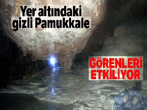Yer altındaki gizli Pamukkale: Kaklık Mağarası