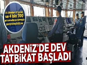 Akdeniz'de dev tatbikat Marmaris'te başladı