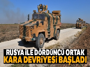 Rusya ile dördüncü ortak kara devriyesi başladı