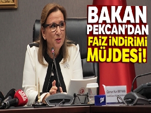 Bakan Pekcan'dan faiz indirimi müjdesi