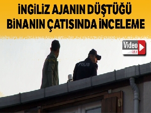 İngiliz ajan James Le Mesurier'in düştüğü binanın çatısında inceleme
