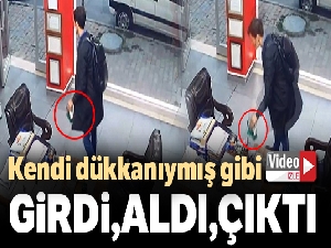 Arnavutköy'de sadaka kutusunu çalan hırsız kameralara yakalandı